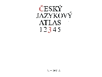 Český jazykový atlas 3