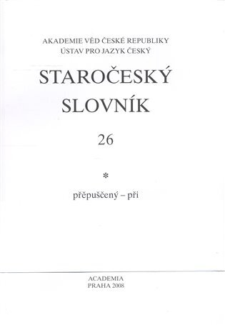 Staročeský slovník. Sešit 26: přěpuščený – při.