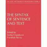 THE SYNTAX OF SENTENCE AND TEXT
