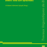 Paul Trost: Indogermanisches Worttabu und andere Texte zum Sprachtabu